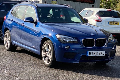 Blue BMW X1 2.0 Xdrive18d M Sport 2013