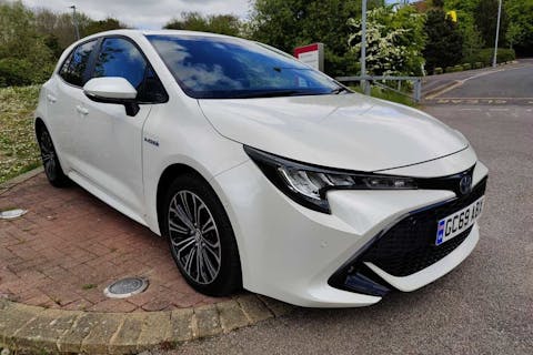 White Toyota Corolla Design 2019