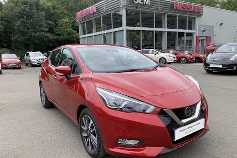 Red Nissan Micra Acenta Limited Edition 2018