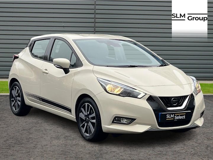 White Nissan Micra Ig-t Acenta Limited Edition 2019