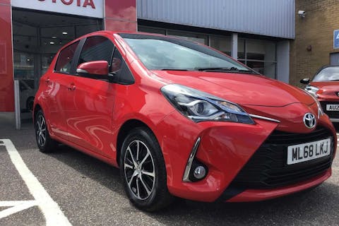 Red Toyota Yaris VVT-i Icon Tech 2018