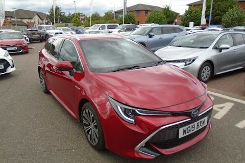 Red Toyota Corolla VVT-i Excel 2019