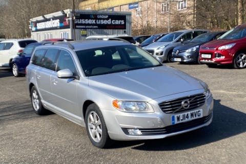 Silver Volvo V70 2.4 D5 Business Edition 2014