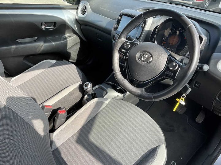 Silver Toyota Aygo VVT-i X-trend X-shift 2019