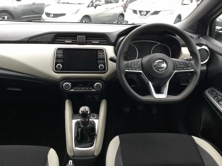 White Nissan Micra Acenta Limited Edition 2018
