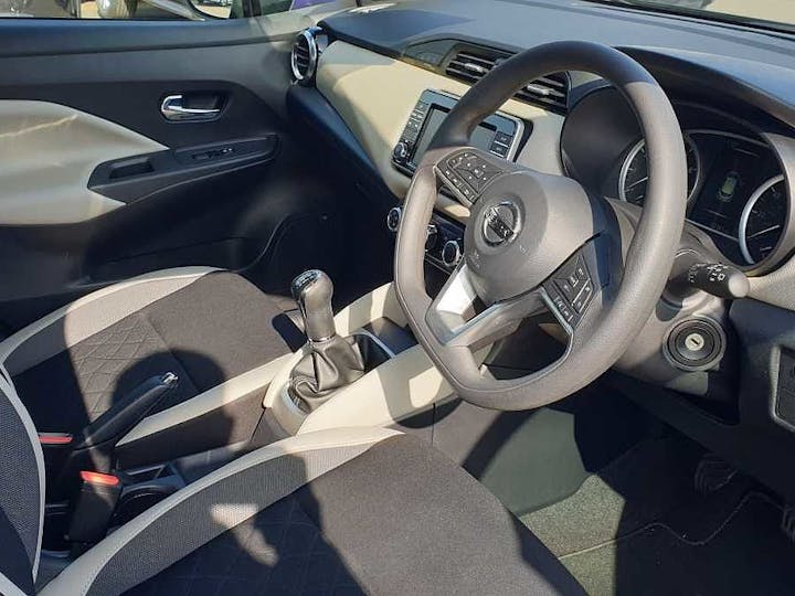 Grey Nissan Micra Acenta 2018