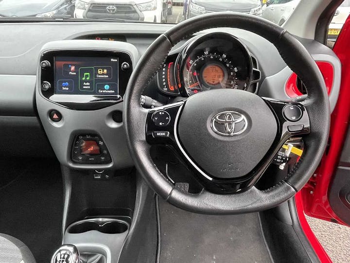 Red Toyota Aygo VVT-i X-trend 2019