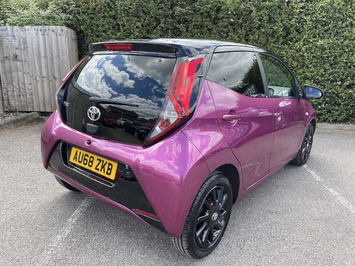 Purple Toyota Aygo VVT-i X-cite 2018