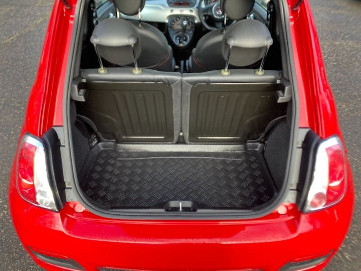 Red FIAT 500 1.2 S Dualogic 2014