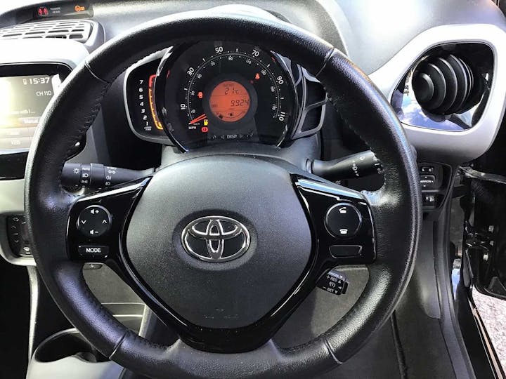 Black Toyota Aygo VVT-i X-plore 2018