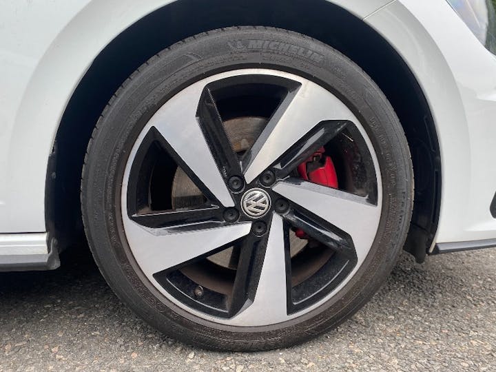 White Volkswagen Polo 2.0 GTi TSI DSG 2019